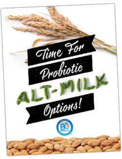 Time For Probiotic Alt-Milk Options!